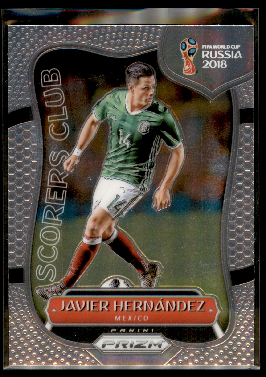 2018 Panini Prizm World Cup Scorers Club #SC-13 Javier Hernandez – Mexico Qty