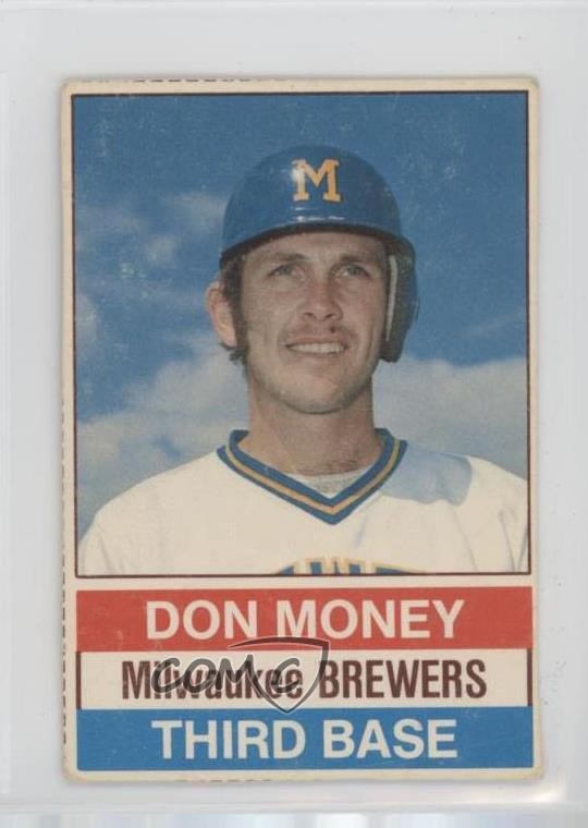 1976 Hostess All-Star Team Don Money (Brown Back) #136 0ot5