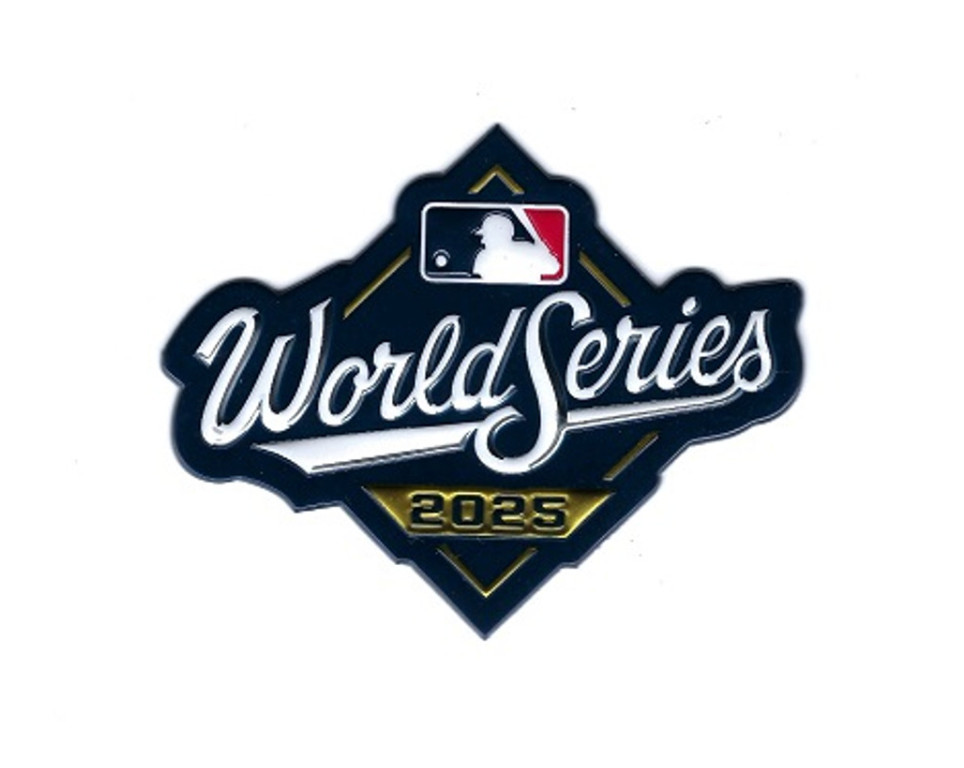 2025 World Series Patch Jersey LA Dodgers Toronto Blue Jays Plastic On Field