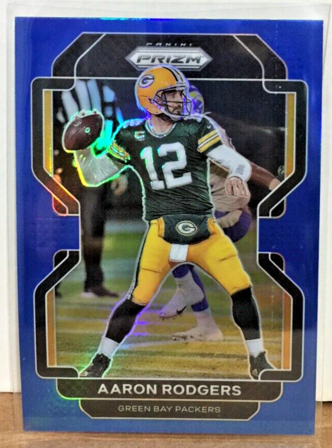 Aaron Rodgers 2021 Panini Prizm SP Dark Blue Exclusive Retail CASE HIT /7? SSP🔥
