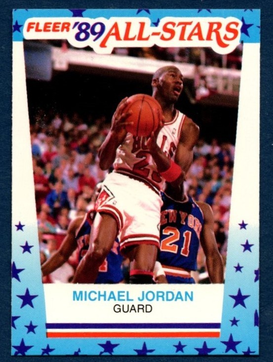 Michael Jordan 1989-90 Fleer All-Stars Stickers #3