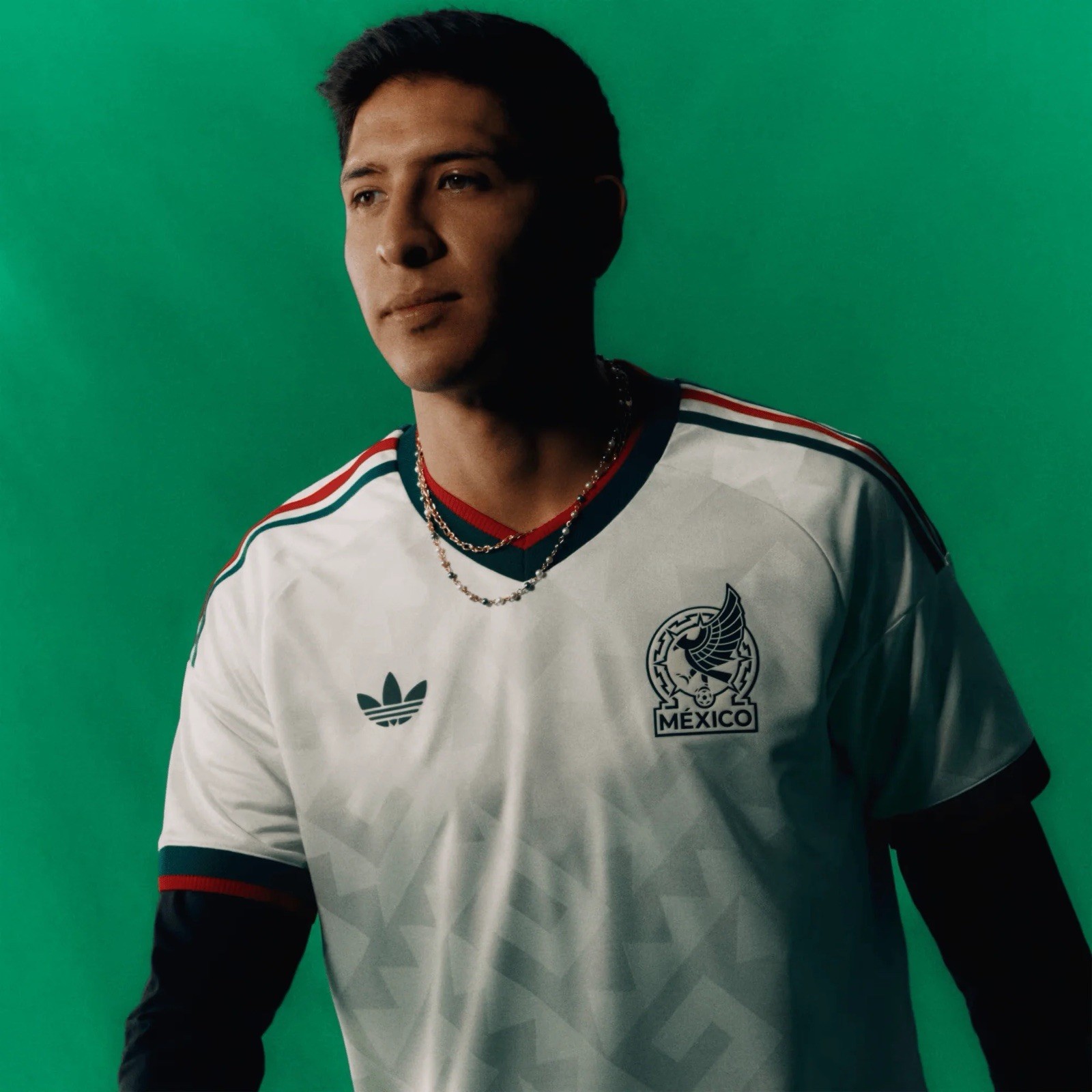 Adidas Mexico Authentic Away World Cup Jersey 2026 Men’s Large E Alvarez #4