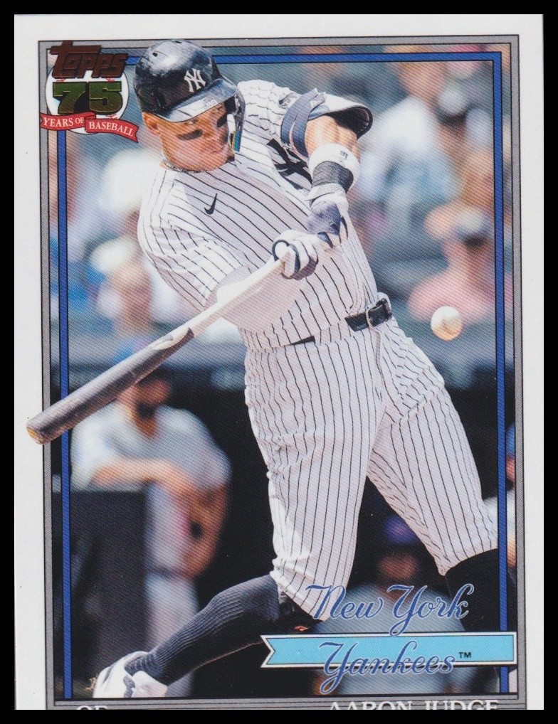 2026 Topps #T91-34 Aaron Judge 1991 Topps Baseball 35th Anniversary (Series One)