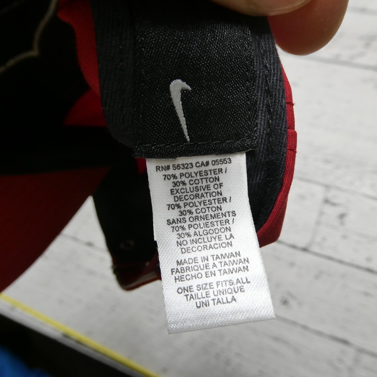 Manchester United Hat Cap Strap Back Mens Red Soccer Football Club Nike