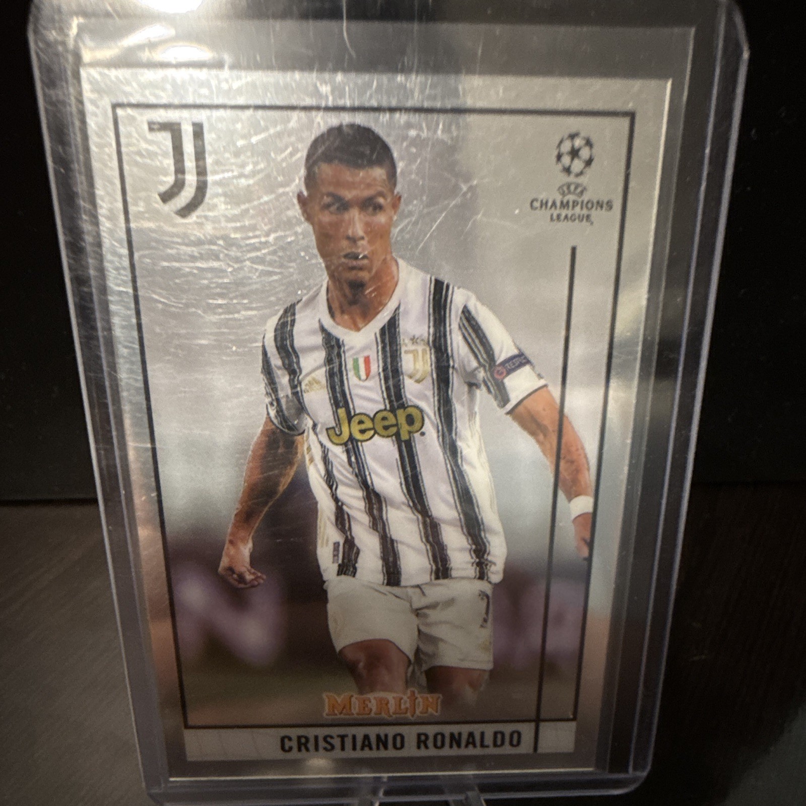 Topps 2020-21 Merlin Collection Chrome UCL Cristiano Ronaldo Juventus #50