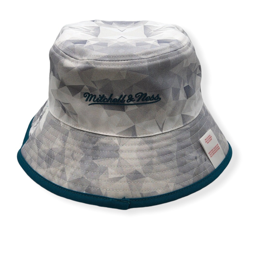 Mitchell & Ness Charlotte Hornets Lifestyle Reversible Bucket HWC Teal Hat