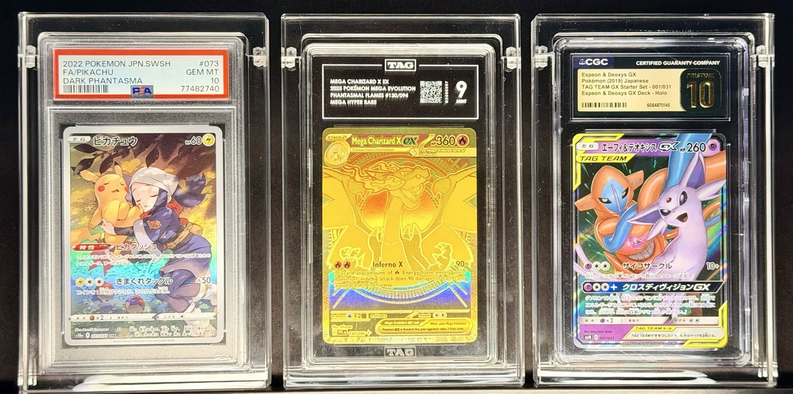 Premium Acrylic Magnetic Display Slab for PSA CGC & TAG Graded Card Slabs!