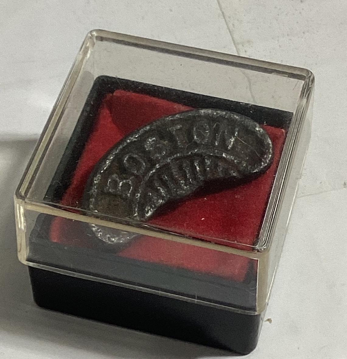 Boston Bean Antique Pin 1800s 1900s pre World War Beautiful Piece of HISTORY 1/1