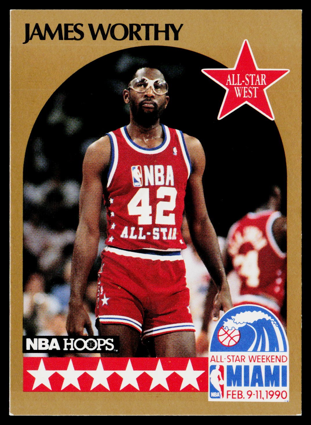 1990-91 Hoops #26 James Worthy