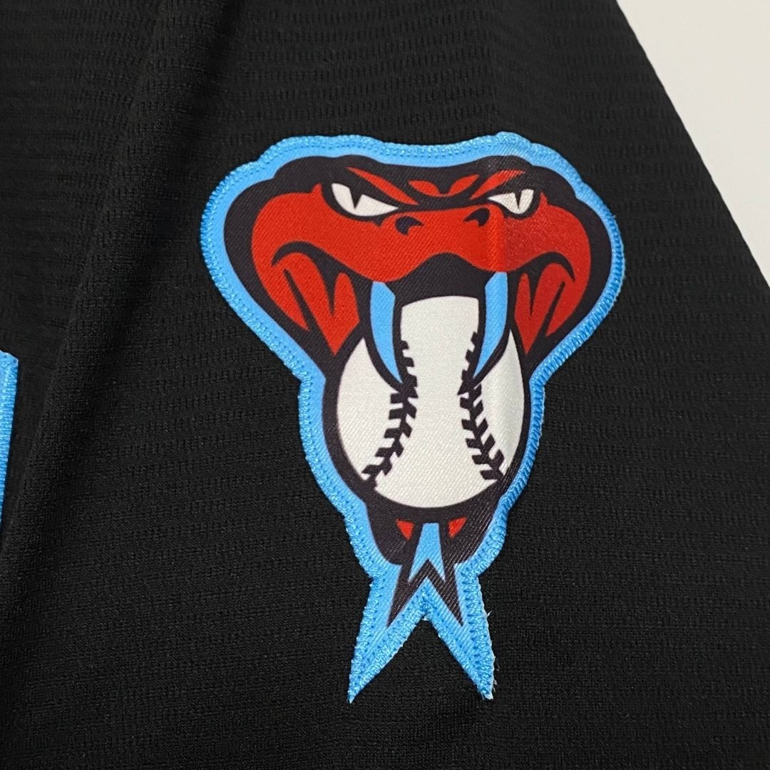 Arizona Diamondbacks Blank Embroidered Baseball Jersey NWT! Black S-3XL