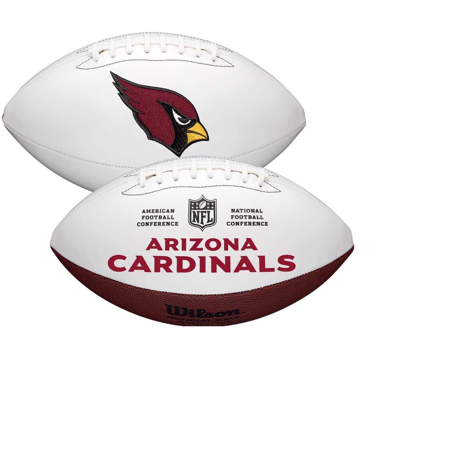 Arizona Cardinals Full Size Official Autograph Signature Series White Football