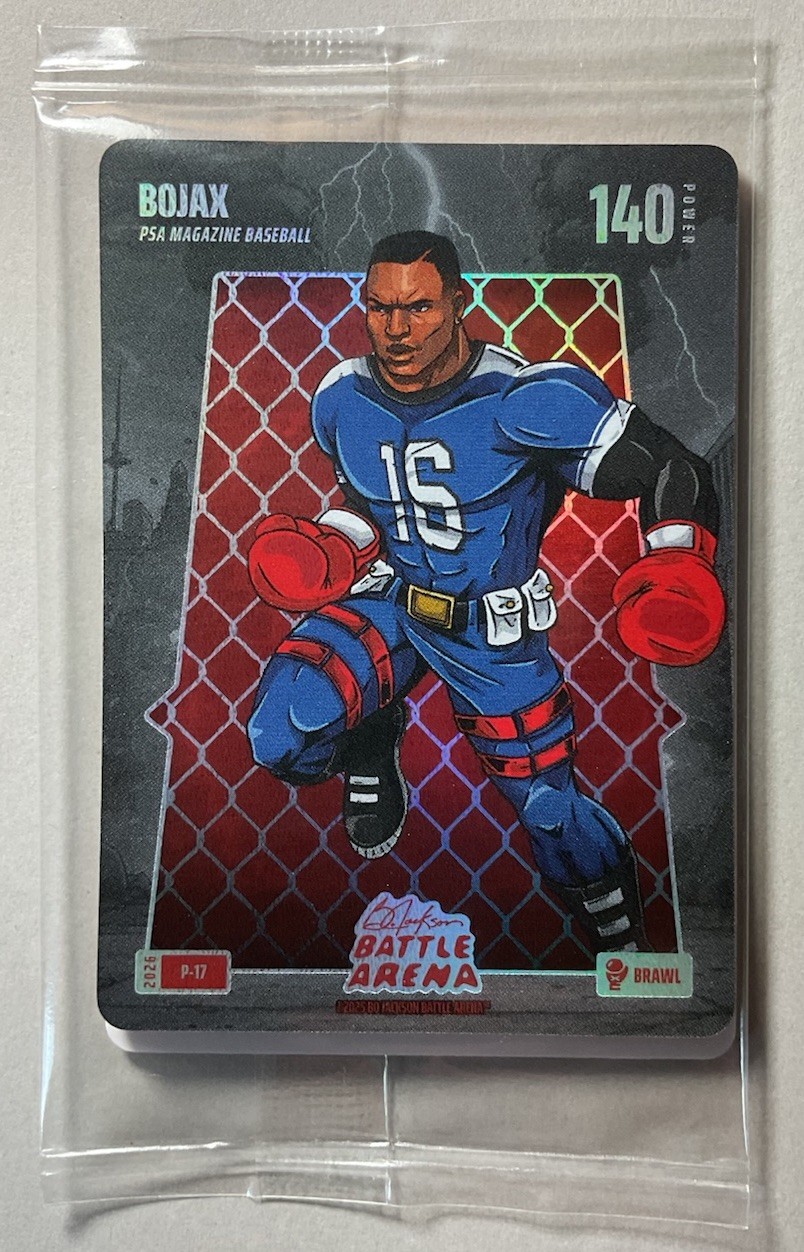 2026 BoJax Battle Arena 140 Power PSA Magazine Sealed Promo P-17 Battlefoil