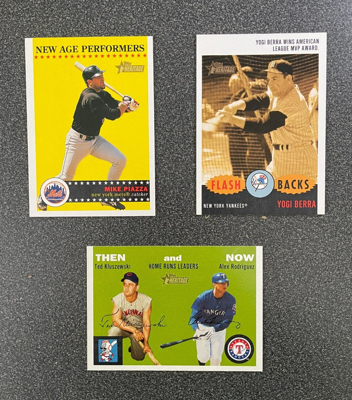 2003 Topps Heritage Inserts NAP Then & Now Flashback – You Pick