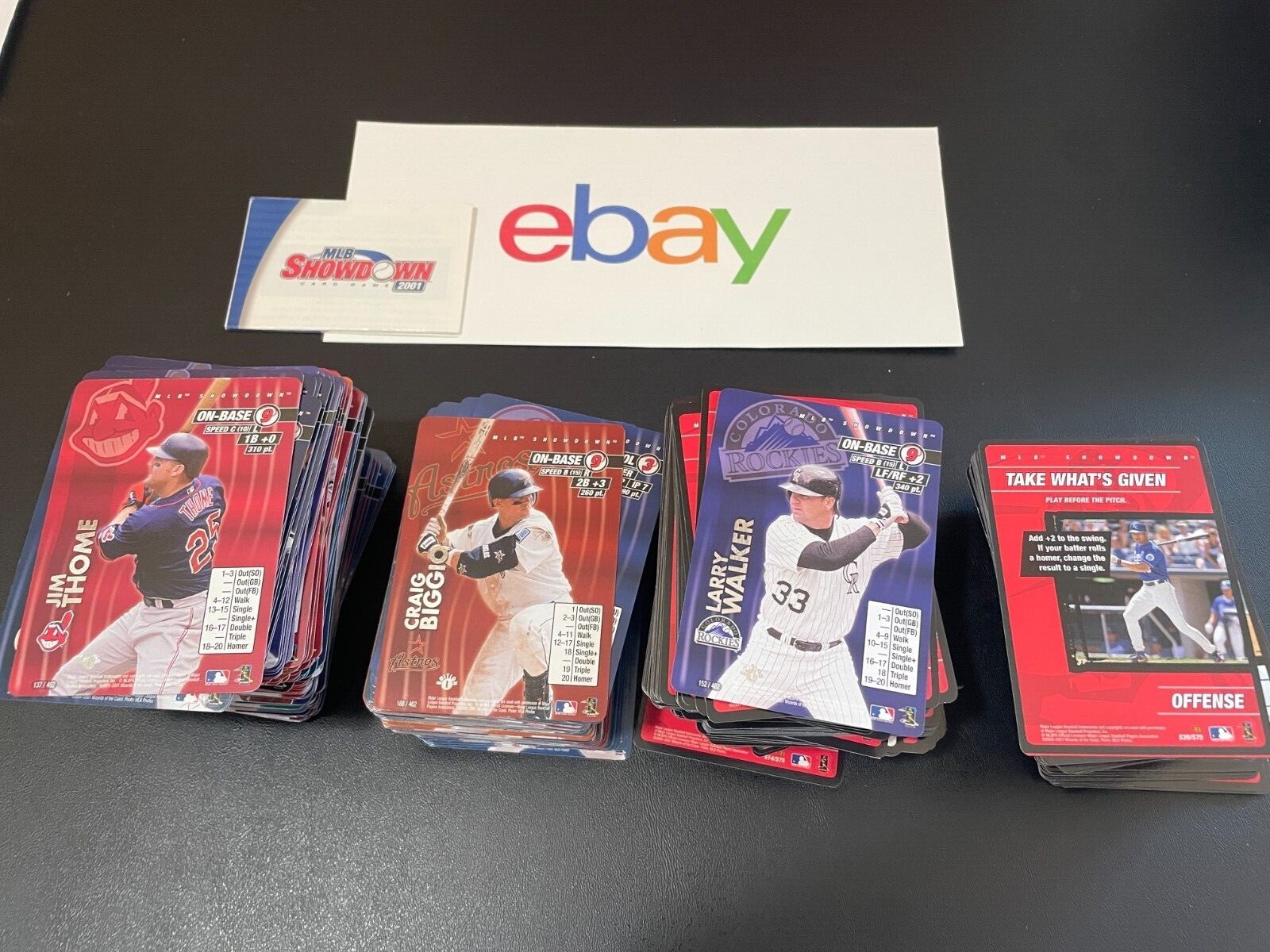 2001 MLB Showdown 1st Edition Cards – Complete Your Set 250-462