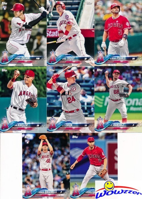 2018 Topps LA Angels EXCLUSIVE Limited Edition 17 Card Team Set-SHOHEI OHTANI RC