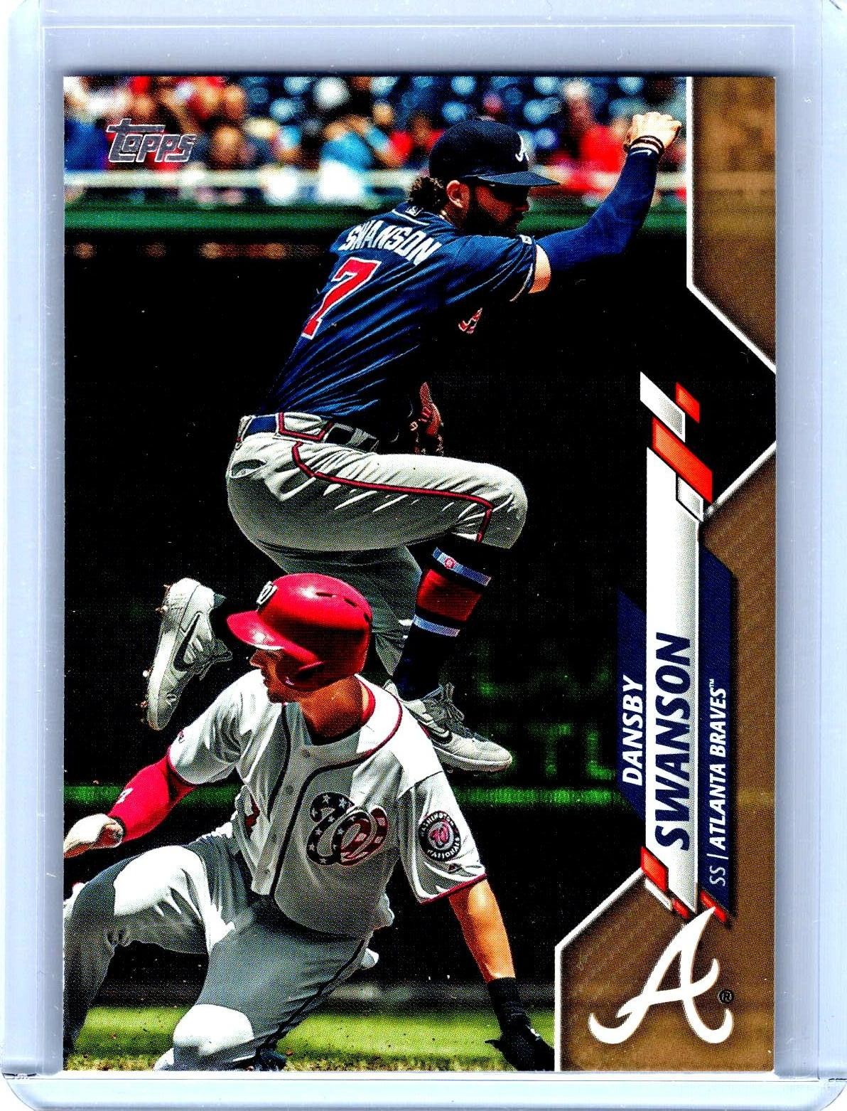 2020 Topps #47 Dansby Swanson Gold #/2020