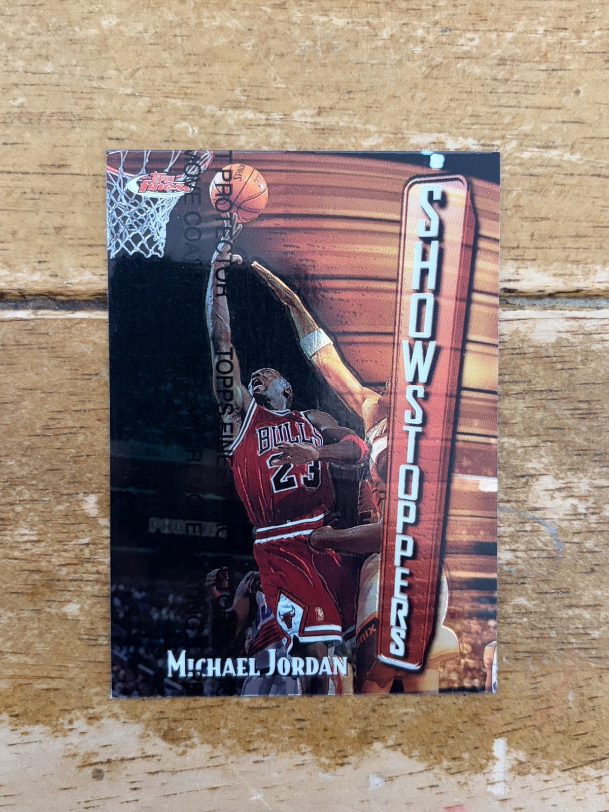 1997-98 Topps Finest #271 Michael Jordan Showstoppers W/Coating