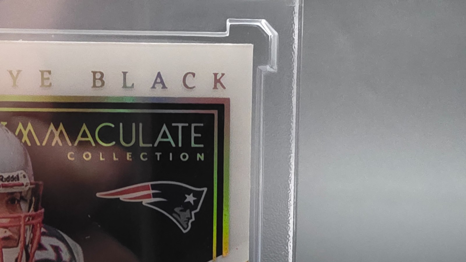 🏈 2023 Immaculate Tedy Bruschi Eye Black AUTO Relic #7/10 🏈 Patriots Signed SP