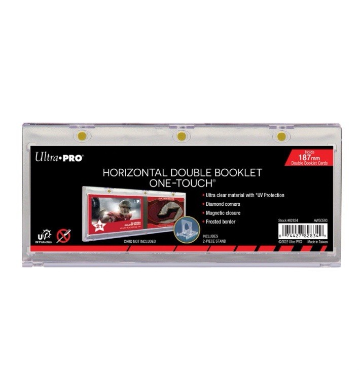 Ultra PRO 187mm Horizontal Double Booklet One Touch Magnetic Card Holder Storage