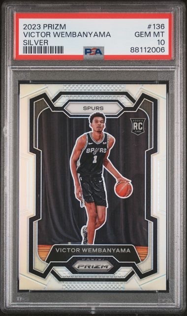 HIGH END NBA SLAB PACK! GRADED CARD + ROOKIES. VICTOR WEMBANYAMA PSA 10 AUTO RC