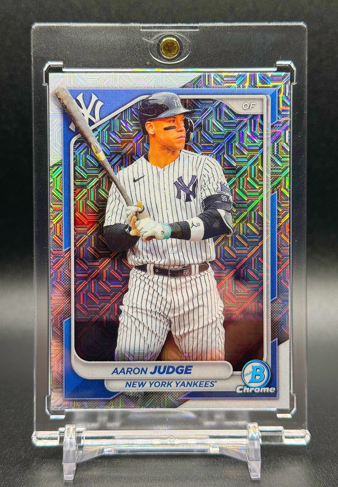 Aaron Judge RARE MOJO REFRACTOR INVESTMENT CARD SSP CHROME YANKEES MVP ROY