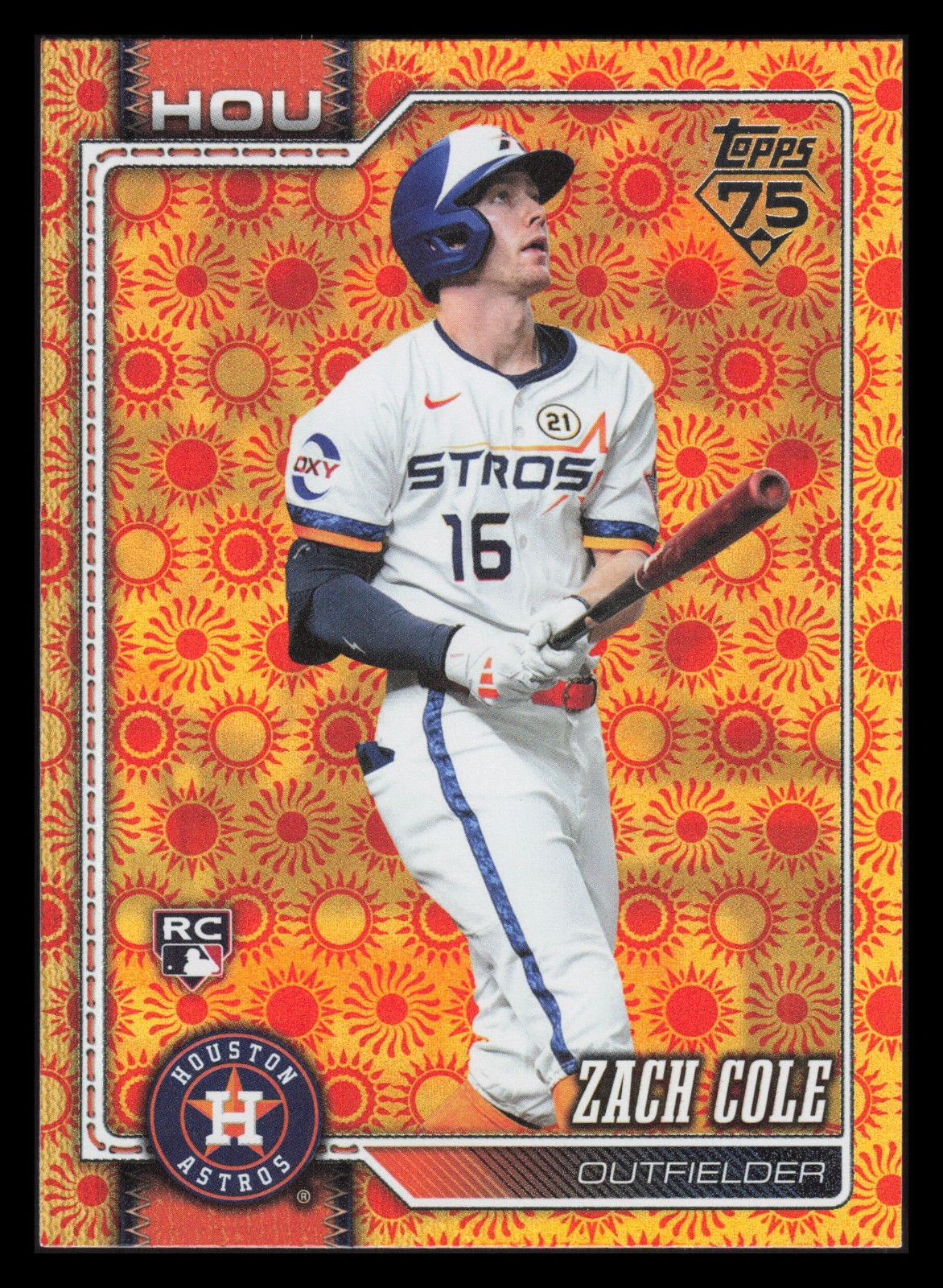 ZACH COLE RC Holiday Sun 2026 Topps Series 2 #601 Houston Astros