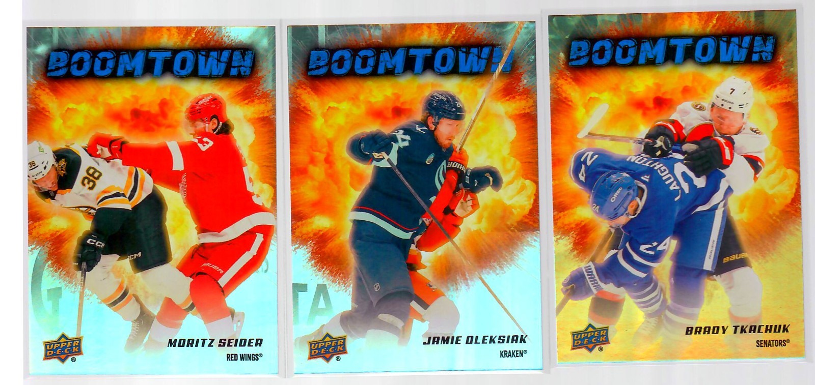 You Pick Single Card – 2025-26 Upper Deck Series Two Hockey Boomtown Insert