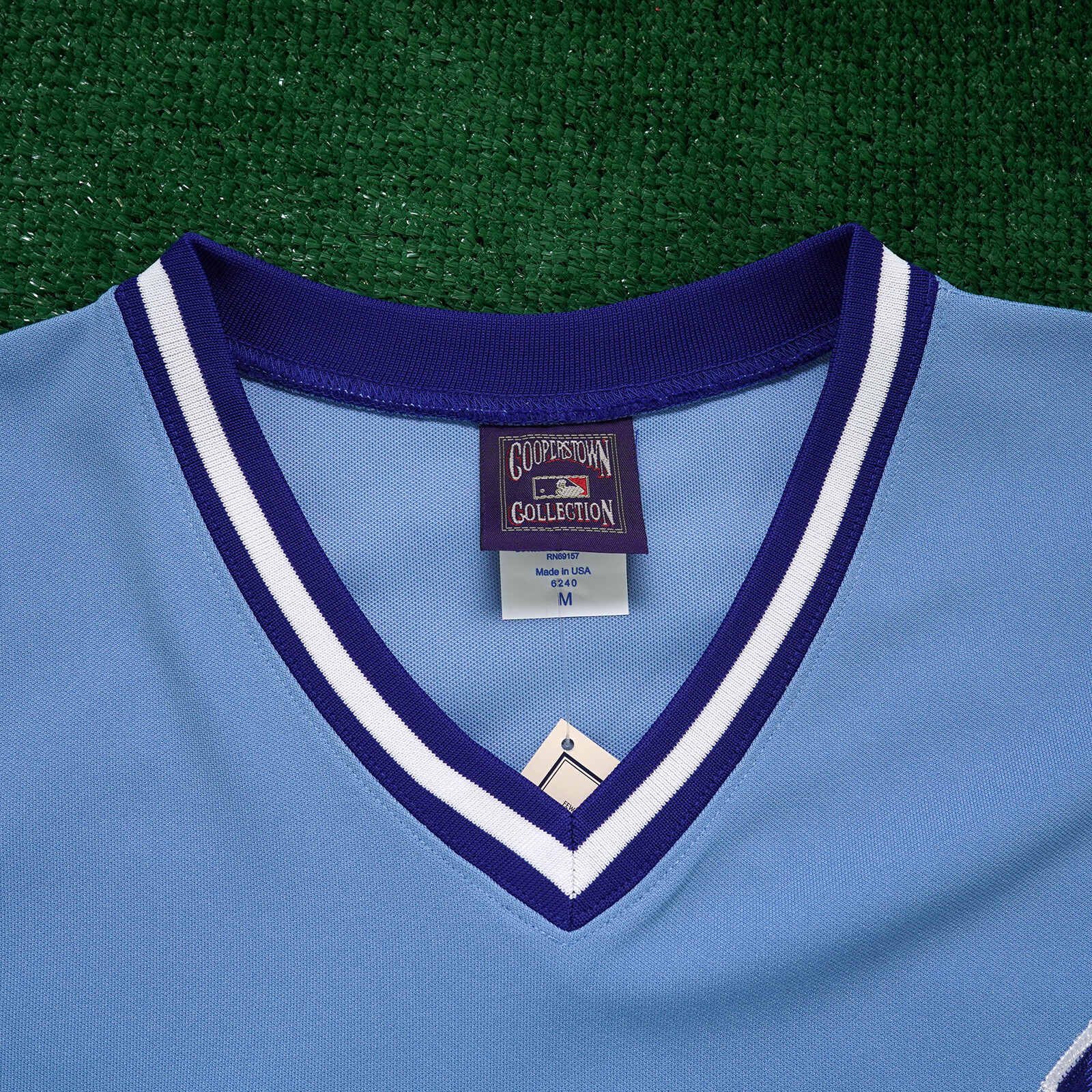 Atlanta Braves 1982 Cooperstown Throwback Light Blue Men’s Jersey