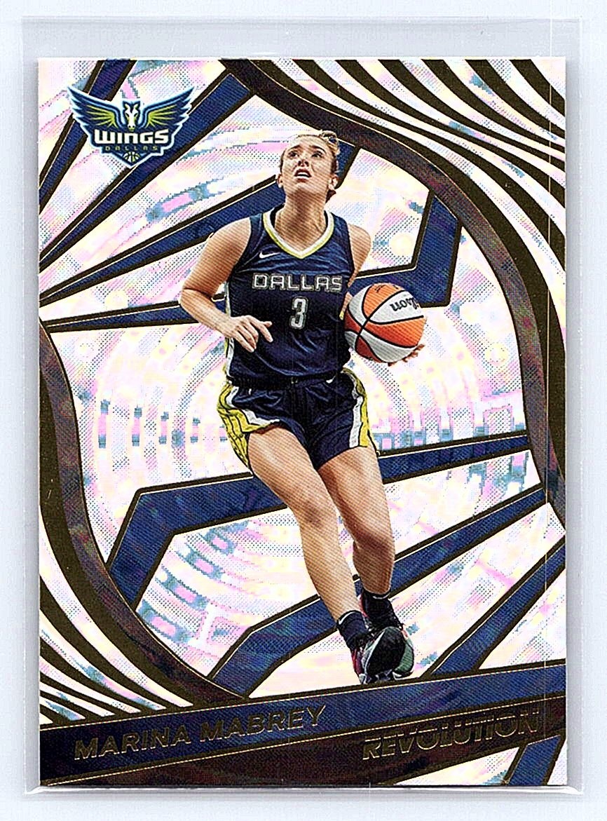 2022 Panini WNBA Revolution MARINA MABREY Fractal #15 Wings Tempo