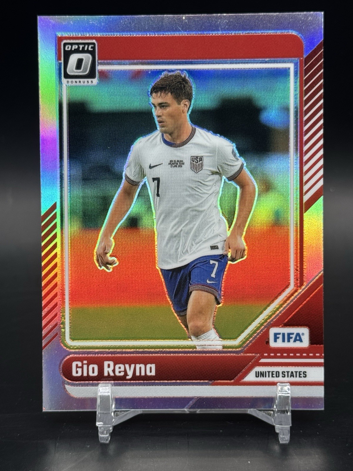 2024-25 Donruss FIFA Gio Reyna Optic Holo #14 United States