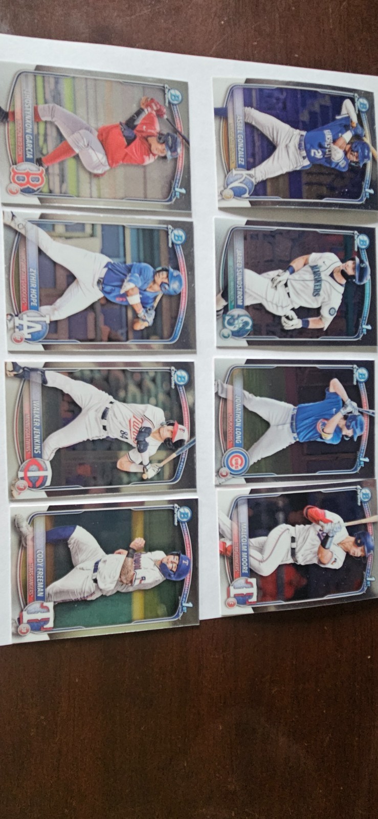 2025 Bowman Chrome Prospects BCP-1 to BCP-150 You Pick the Card