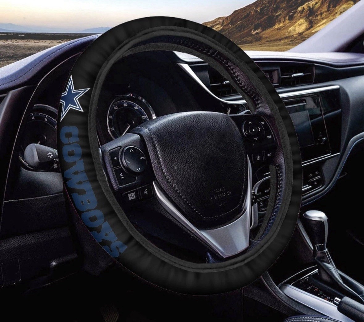 Dallas Cowboys Car Steering Wheel Cover Auto Non-Slip Accessory Protector NFL US