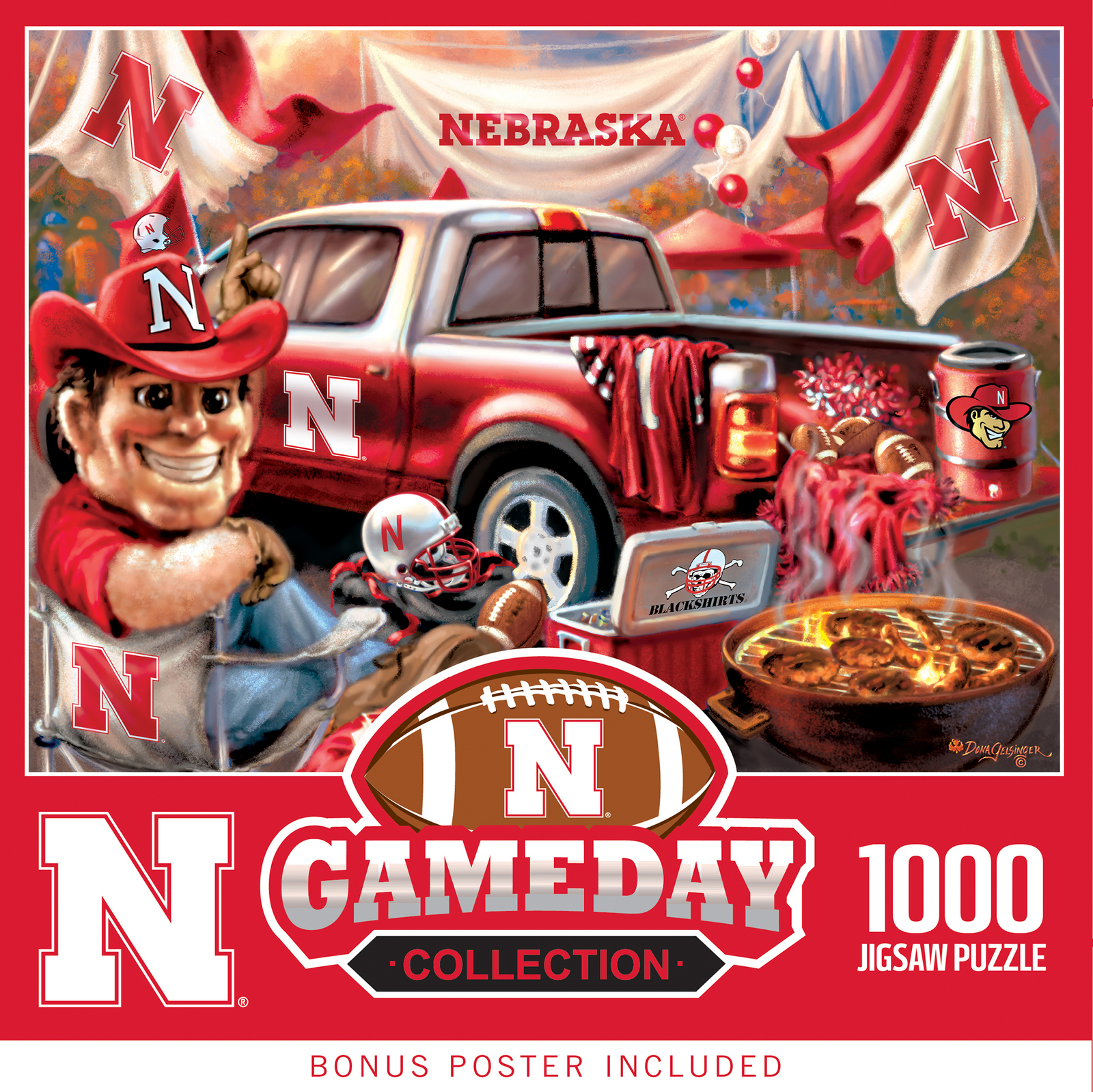 MasterPieces – Nebraska Cornhuskers – NCAA Gameday 1000 Piece Jigsaw Puzzle