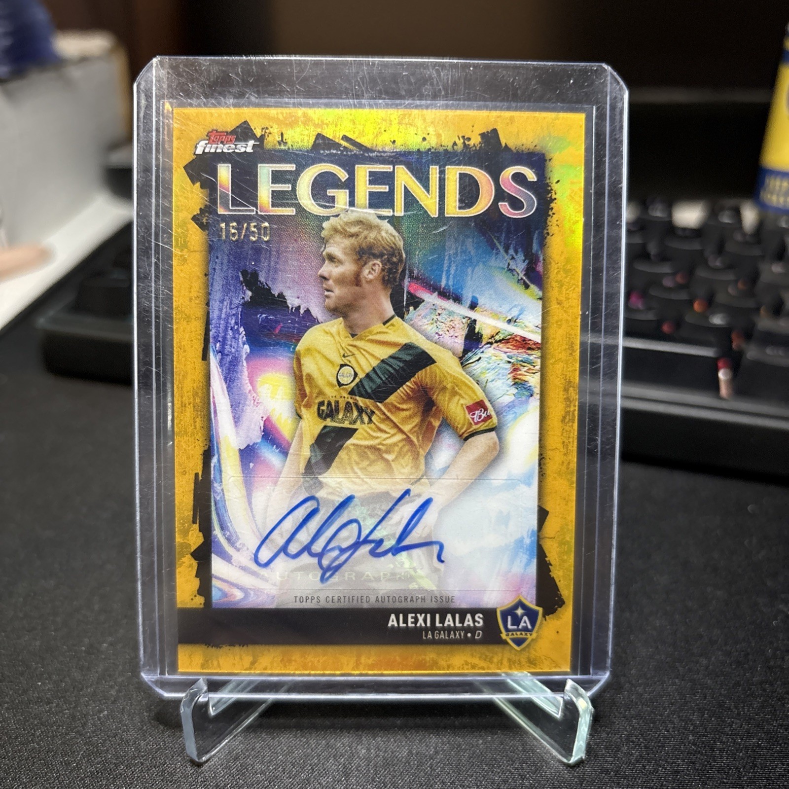 2024 Topps Finest MLS Alexi Lalas Legend Auto /50