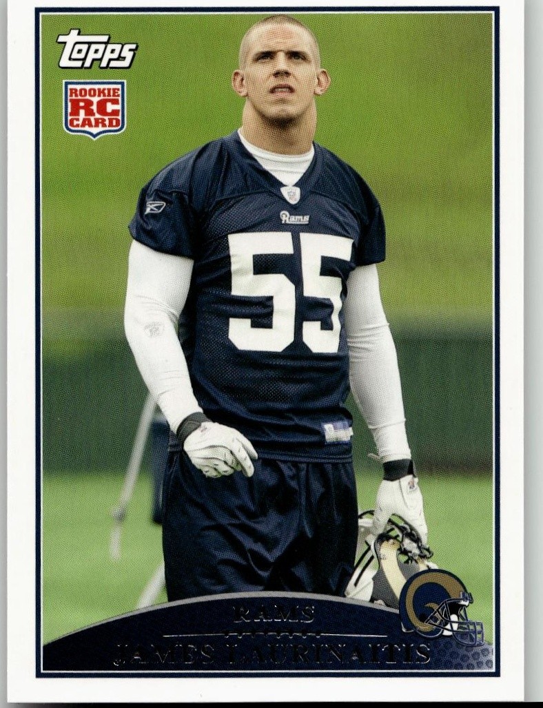 James Laurinaitis 2009 Topps Football St. Louis Rams