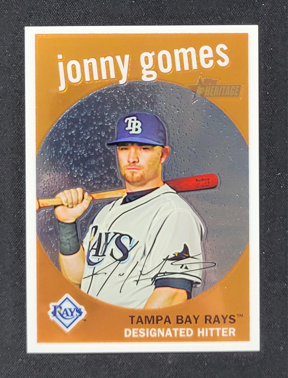 Jonny Gomes 2008 Topps Heritage Chrome #C251 /1959 Tampa Bay Rays