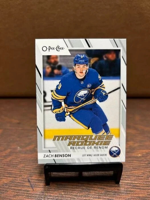 Zach Benson Rookie Card 2023-24 O-Pee-Chee #591 RC non auto