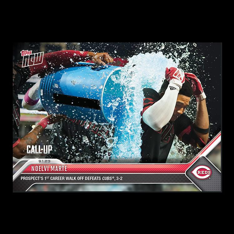 Noelvi Marte – 2023 MLB Topps Now Card 795 – Print Run: 1,852 Cincinnati Reds