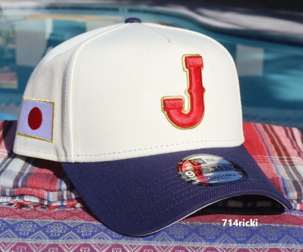 2026 WBC Japan World Baseball Classic Snapback Hat New Era 9FORTY A-FRAME
