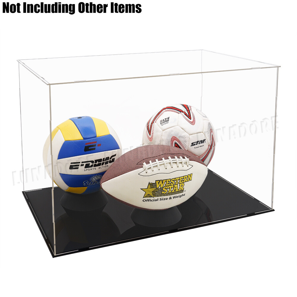 Large Acrylic Display Case Box Glass 22″ Wide Memorabilia Collectible Ship Model