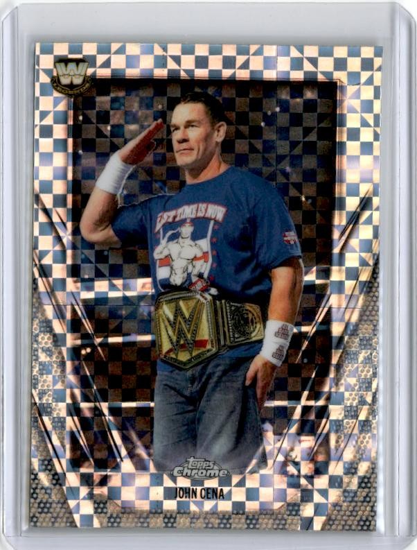 2026 Topps Chrome WWE #2 John Cena X-Fractor SP Legend