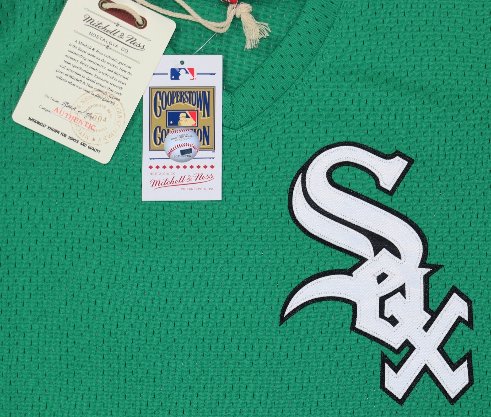 Mitchell & Ness Chicago White Sox Frank Thomas 1996 Mesh Retro Style Jersey NWT