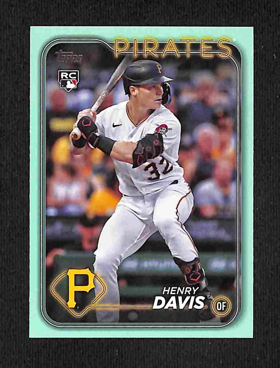 2024 Topps Series 1 – Henry Davis #295 Aqua (RC)