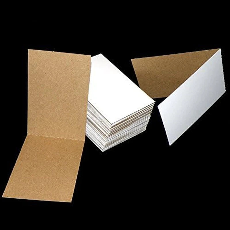 120Pack Folded Cardboard Sleeves for Sports Card Protectors Trading Card Folders