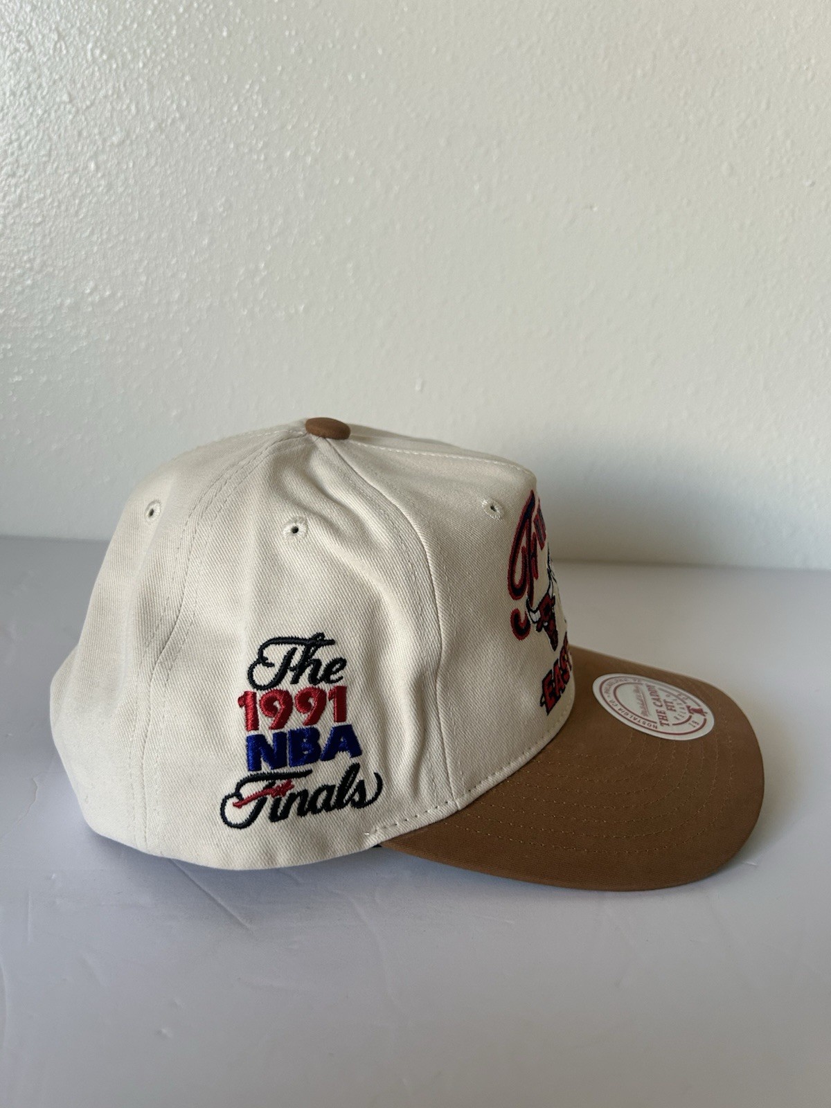 Mitchell & Ness 1991 NBA Finals Bulls vs Lakers Snapback Hat NWT Jordan Era