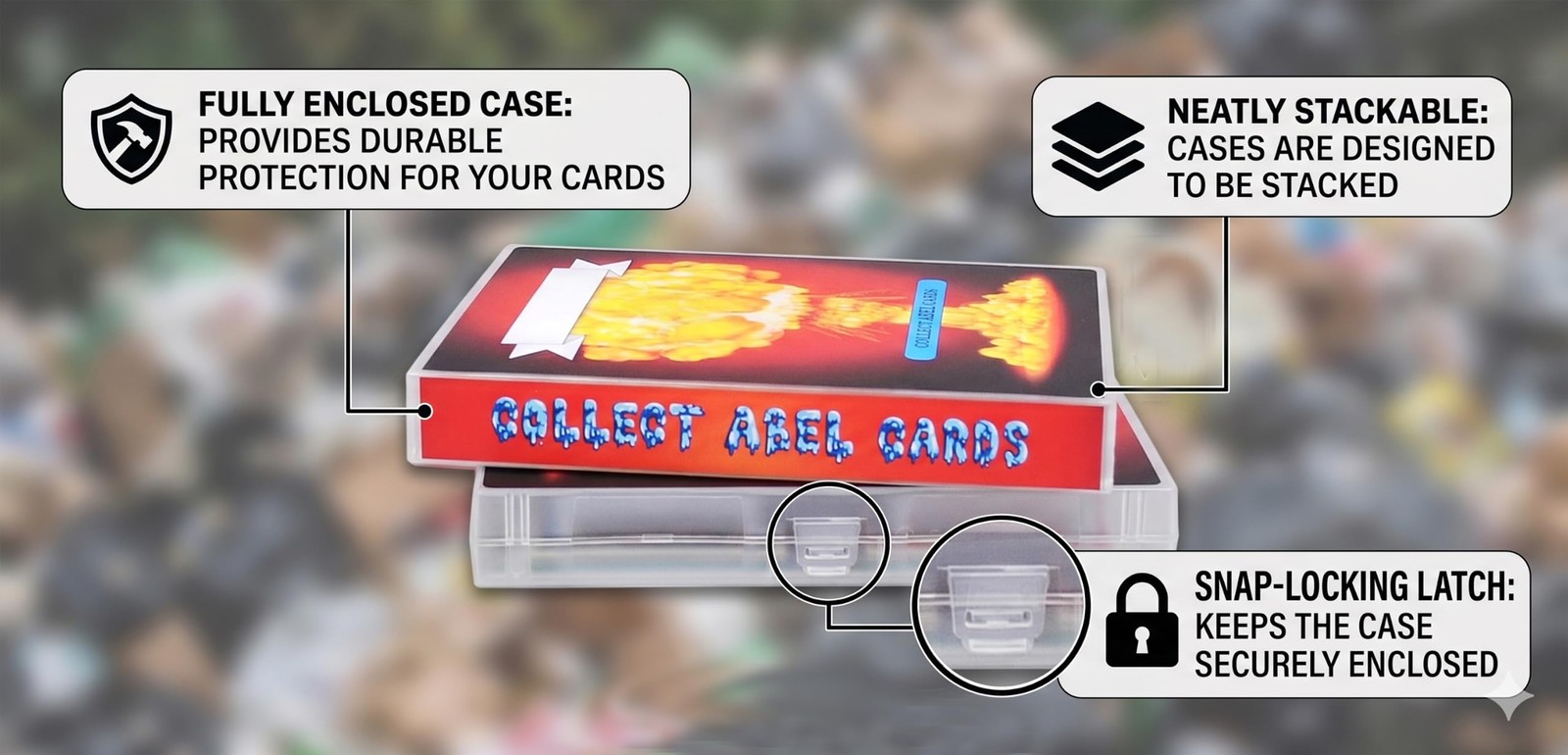 Compact Sized Trading Card Storage Binder With Garbage Pail Cards (GPK) – Ful…