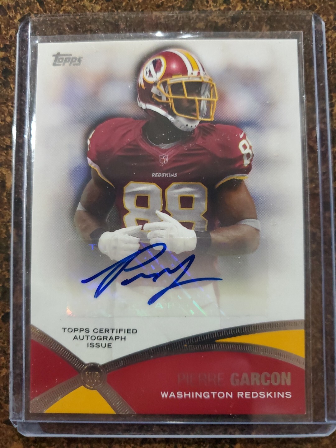 2012 TOPPS Prolific Playmakers Autogragh Card Pierre Garcon Auto Rare