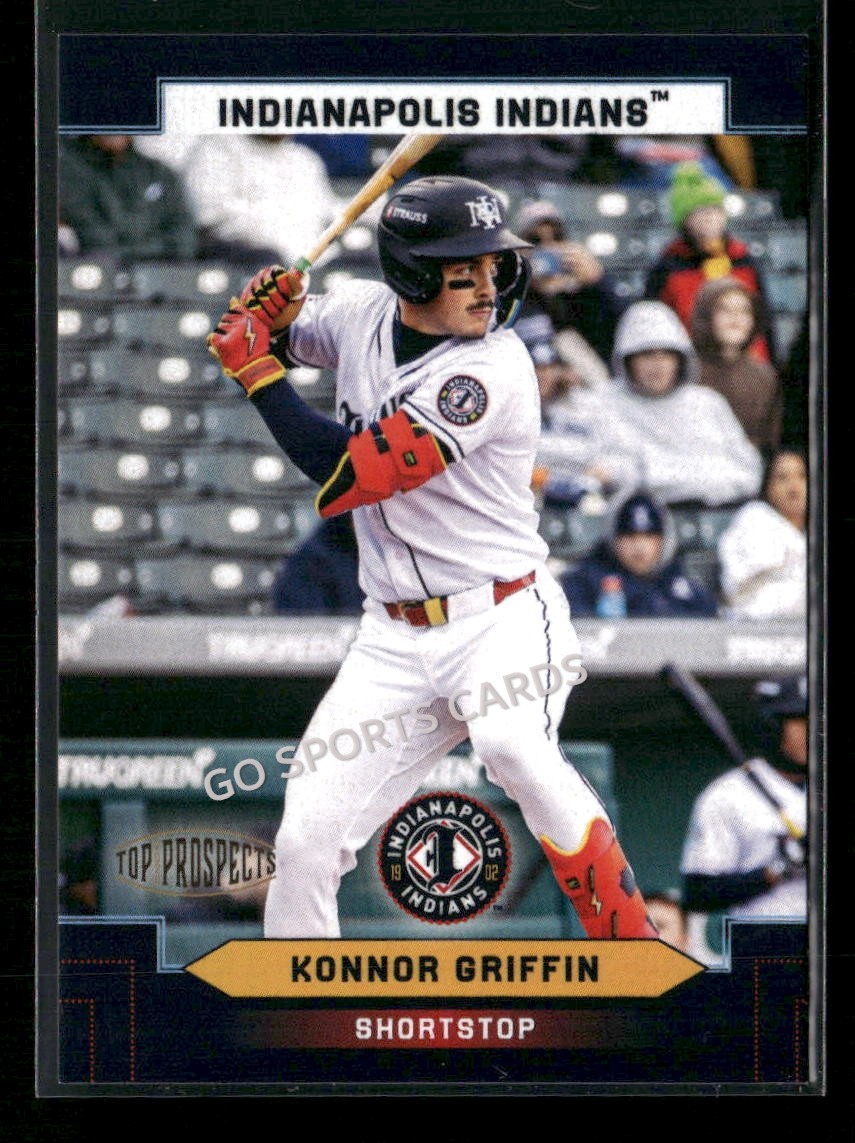 2026 AAA Top Prospects Indianapolis Indians Konnor Griffin RC Rookie Pirates