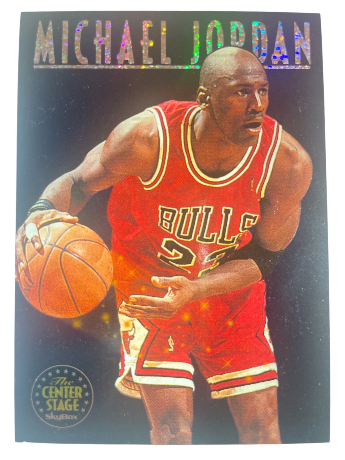 1993-94 Skybox The Center Stage Michael Jordan CS1 Bulls GOAT