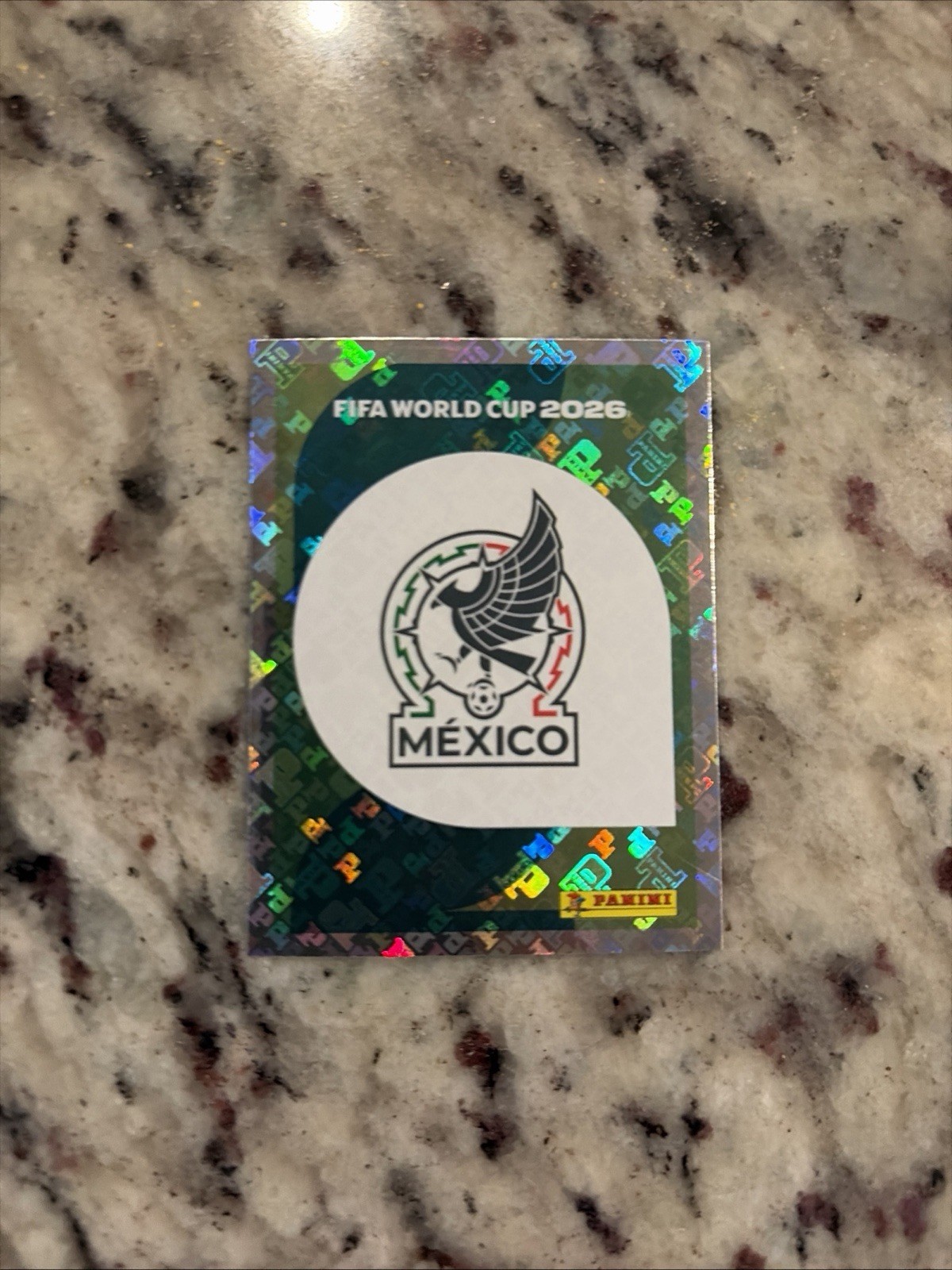 2026 Panini FIFA World Cup Mexico Badge Holographic Sticker MEX 1 – Logo